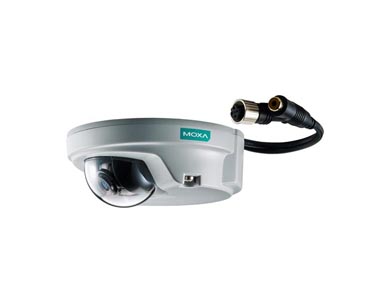 Moxa VPort P06-1MP-M12-CAM28-T - VPort P06-1MP-M12-CAM28-T - EN50155,HD,compact IP camera by MOXA